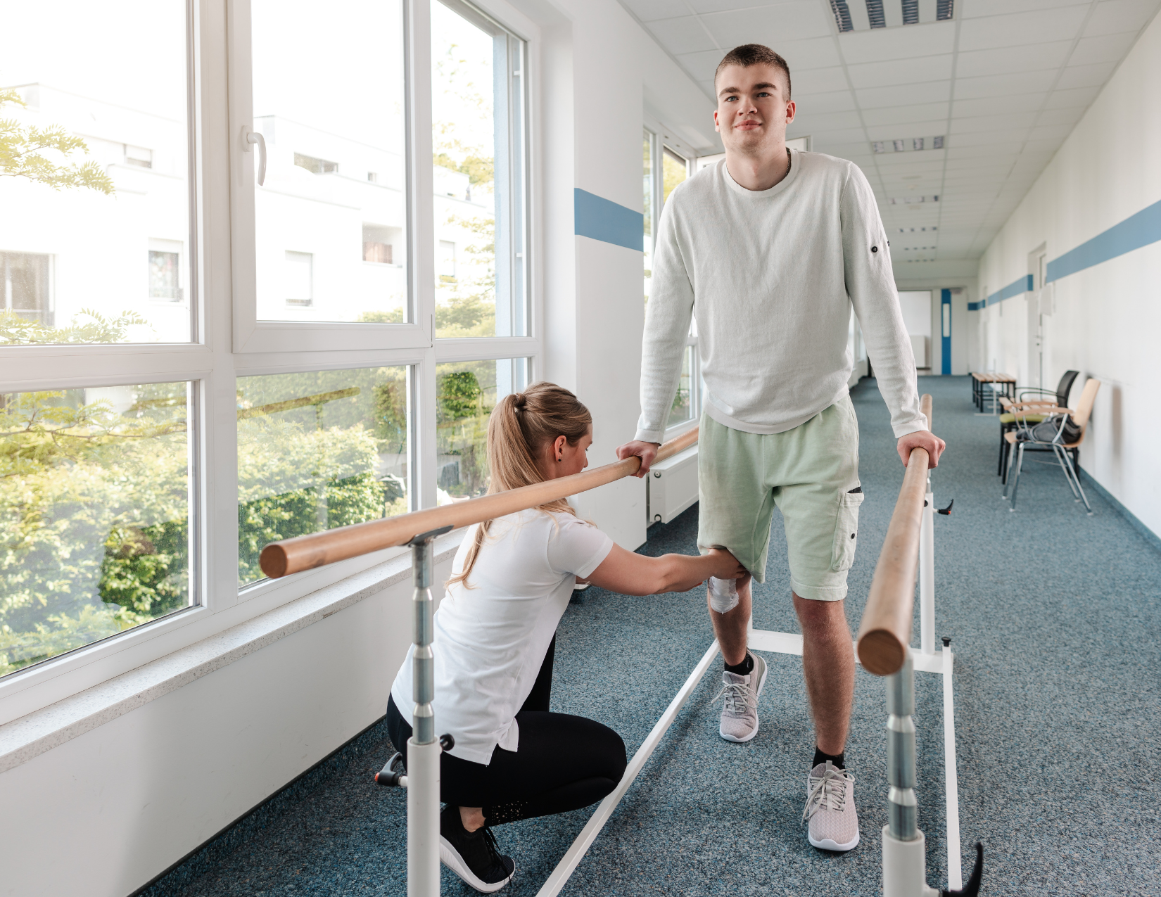 Rehabilitation training session at RehabOne Plus Clinic in Thornhill
